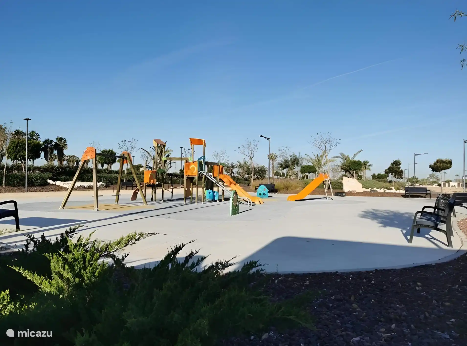 Für die Kinder gibt es im Resort mehrere Spielplätze.