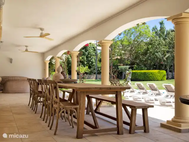 Villa El Tosalet  | Espagne, Costa Blanca, Jávea - villa Grandes tables à manger sous baldaquin