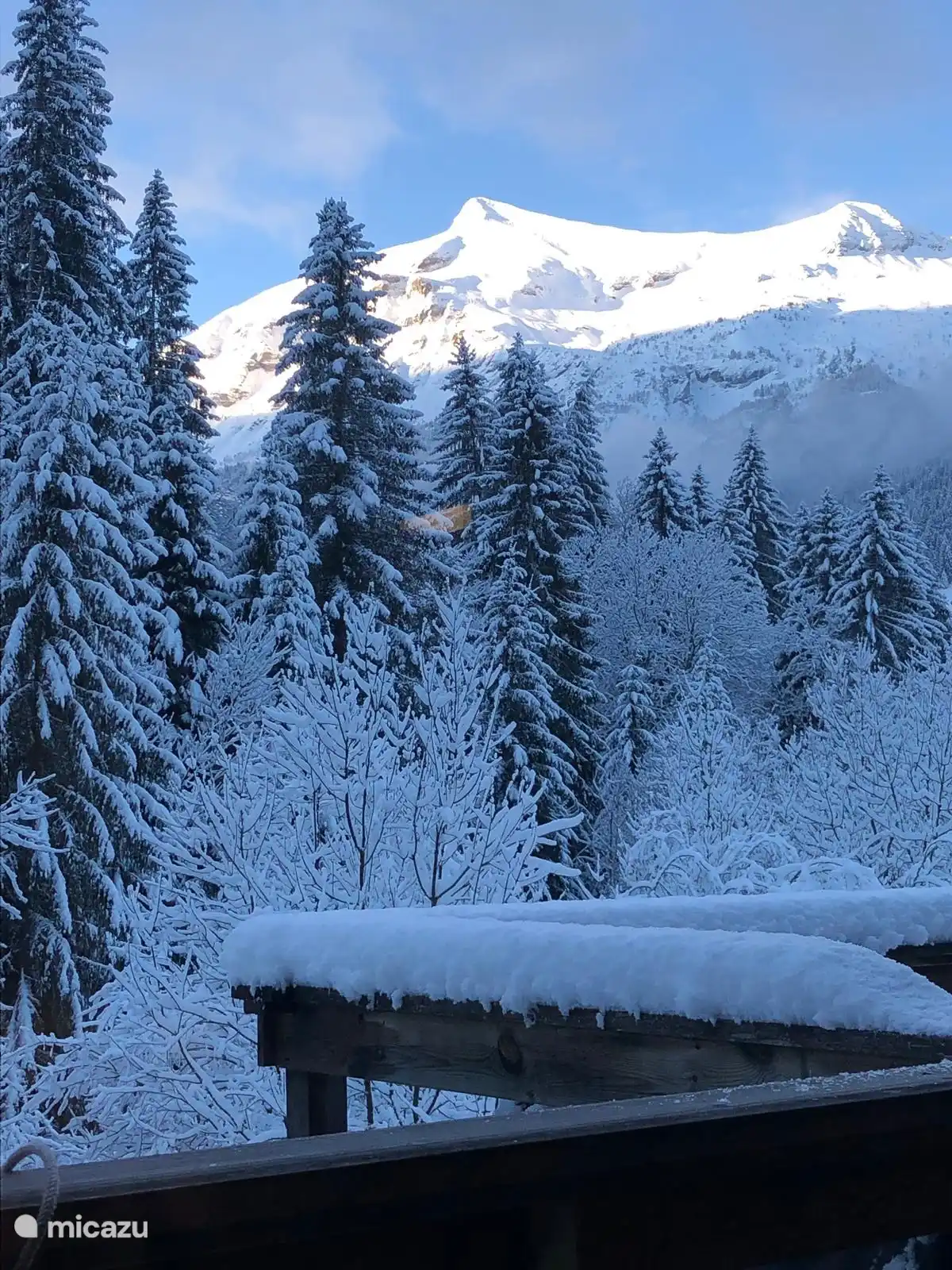 Blick auf das Skigebiet Les Contamines (Mont Joly)