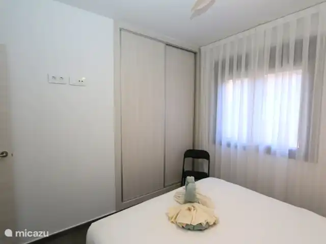 Marau Beach Resort met zeezicht huren in Spanje, Costa Cálida, San Javier - appartement De ingebouwde kledingkast in de slaapkamer.