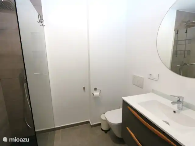 Marau Beach Resort met zeezicht huren in Spanje, Costa Cálida, San Javier - appartement De tweede badkamer.