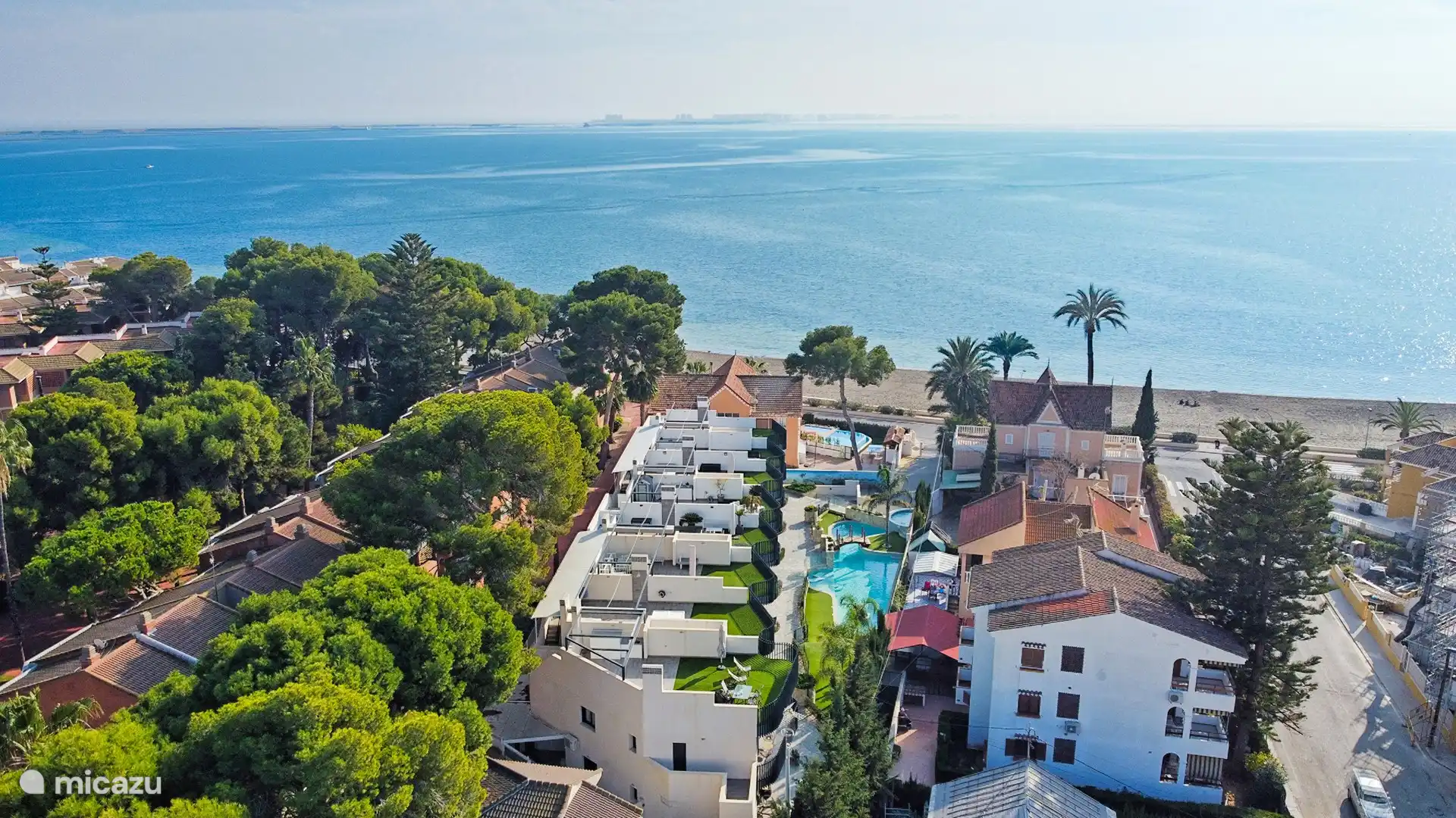 Marau Beach Resort mit Meerblick in Spanien, Costa Cálida, San Javier - Appartement