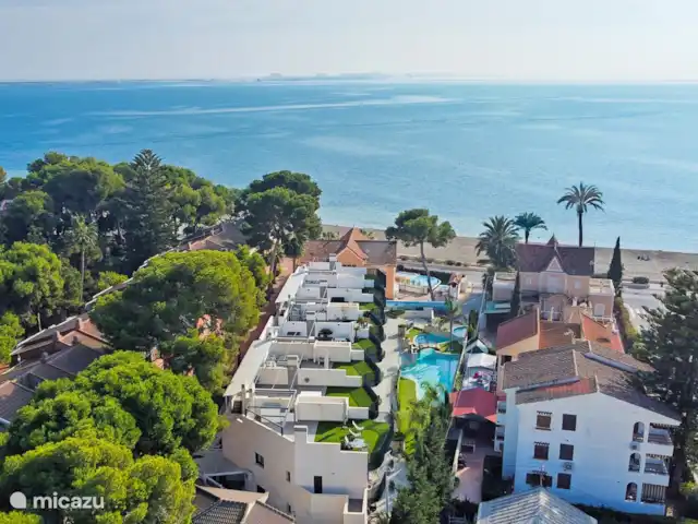 Marau Beach Resort met zeezicht huren in Spanje, Costa Cálida, San Javier - appartement Marau Beach community direkt aan het strand.