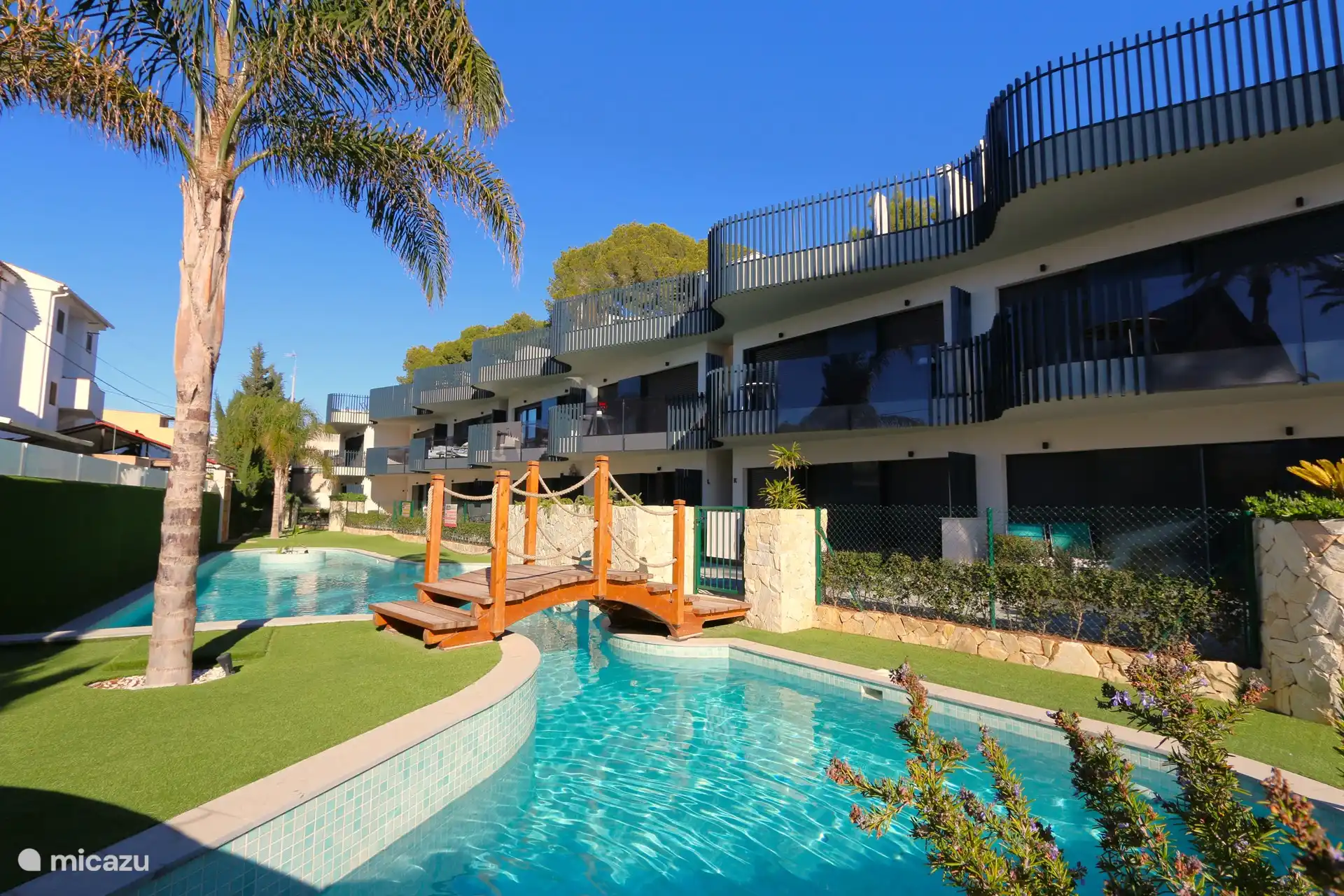 Marau Beach Resort mit Meerblick in Spanien, Costa Cálida, San Javier - Appartement