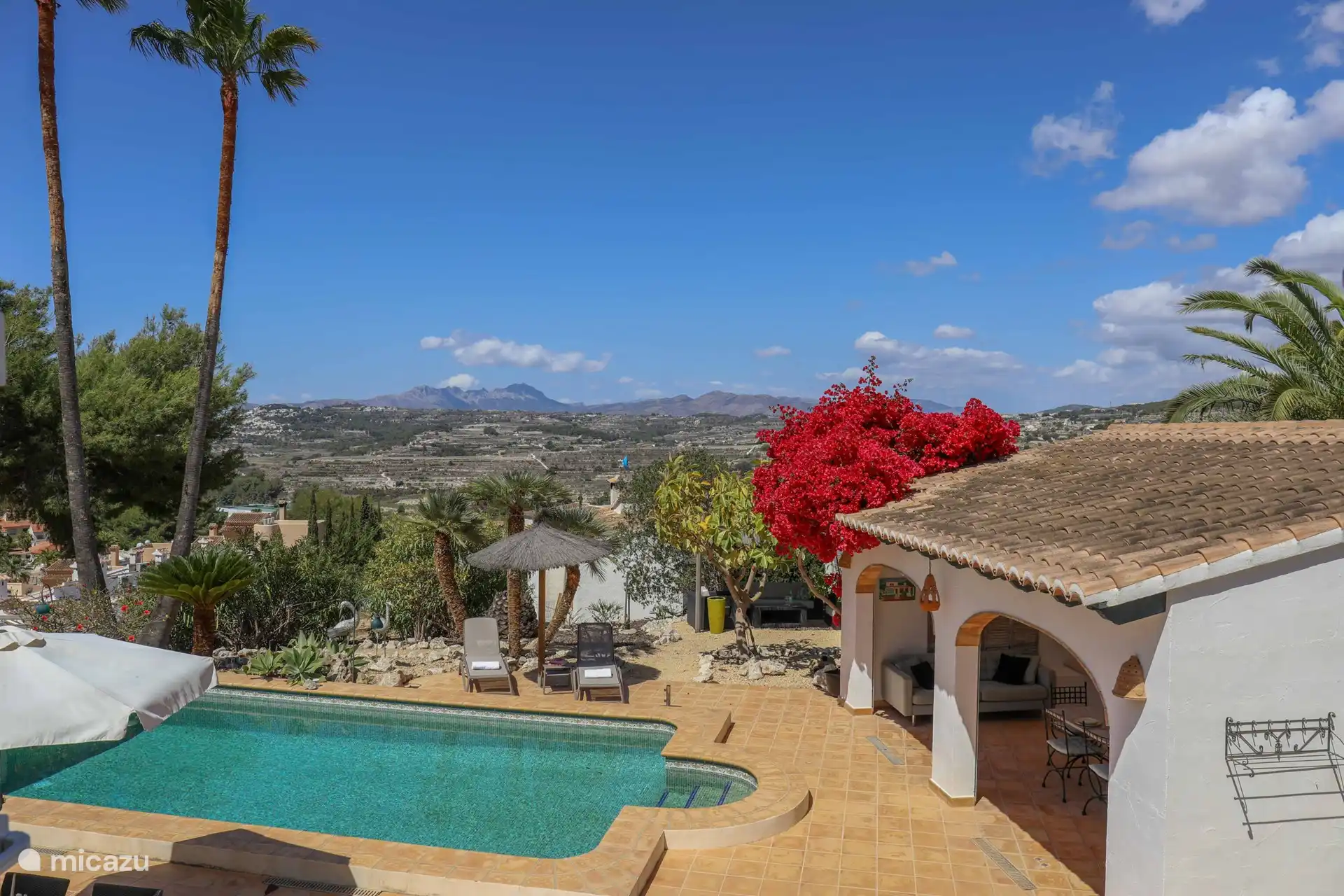 View of the green valley