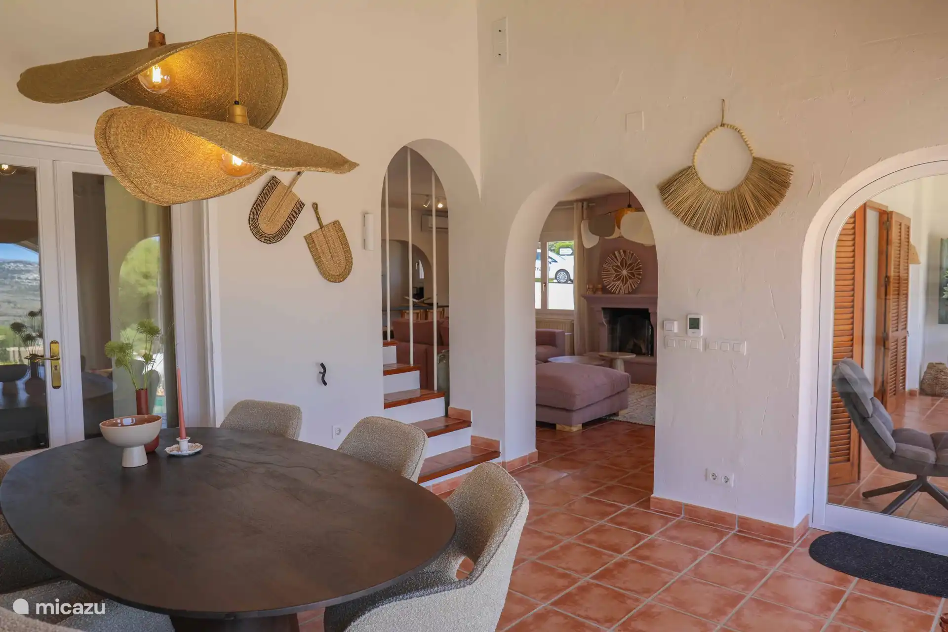 Open plan dining area