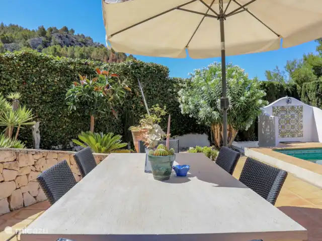 Villa Dadores | Espagne, Costa Blanca, Benitachell - villa Table à manger où vous pourrez vous attarder longtemps en famille