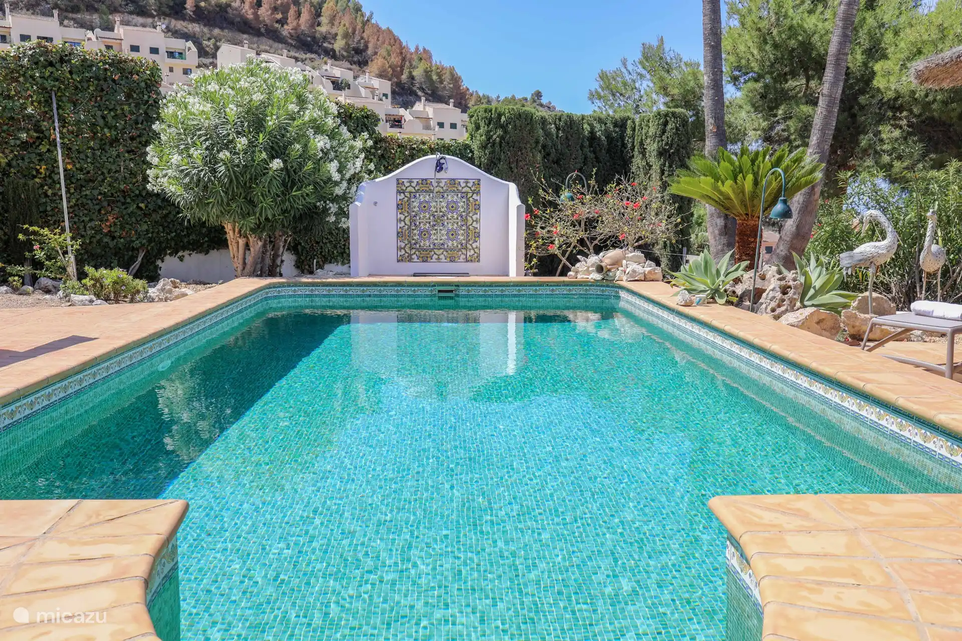 Saltwater private pool in Andalusian style