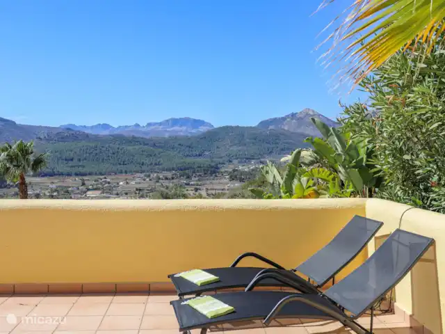 Villa Valle Hermoso | Espagne, Costa Blanca, Alcalali - villa Chaises longues au bord de la piscine privée