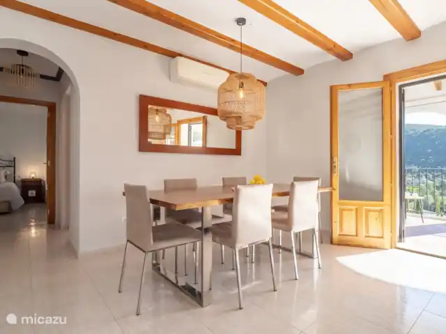 Villa Jacaranda huren in Spanje, Costa Blanca, Alcalali - villa Eettafel in de woonkamer