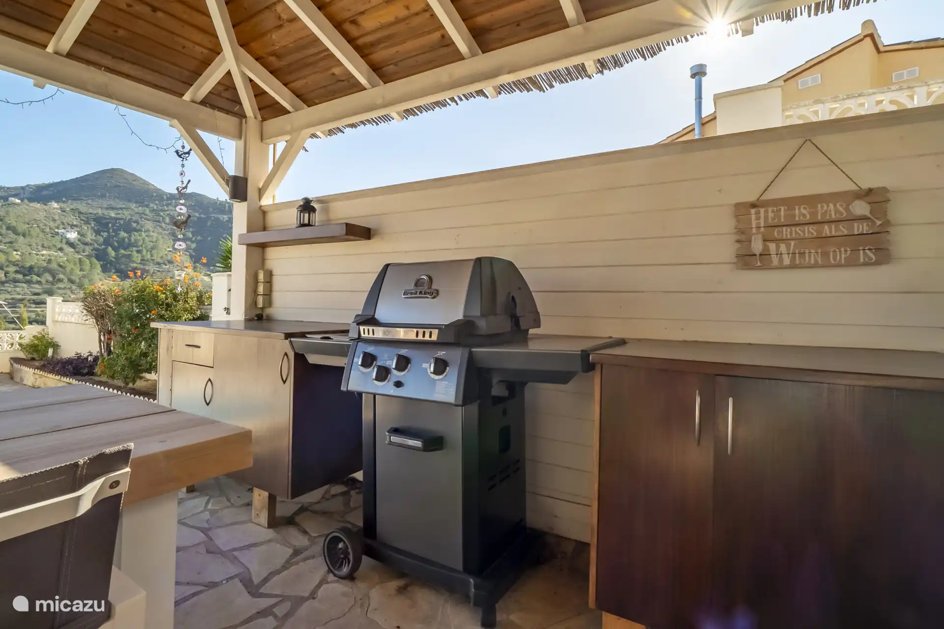 Grillen mit Blick ins Tal 