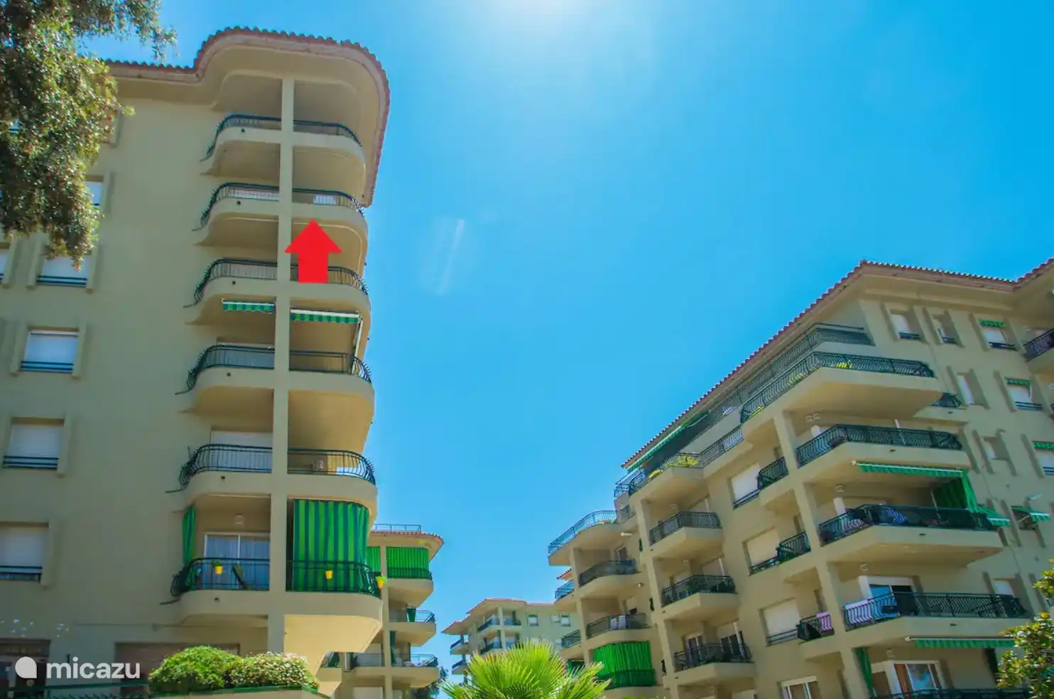 Die Wohnung befindet sich im 5. Stock    