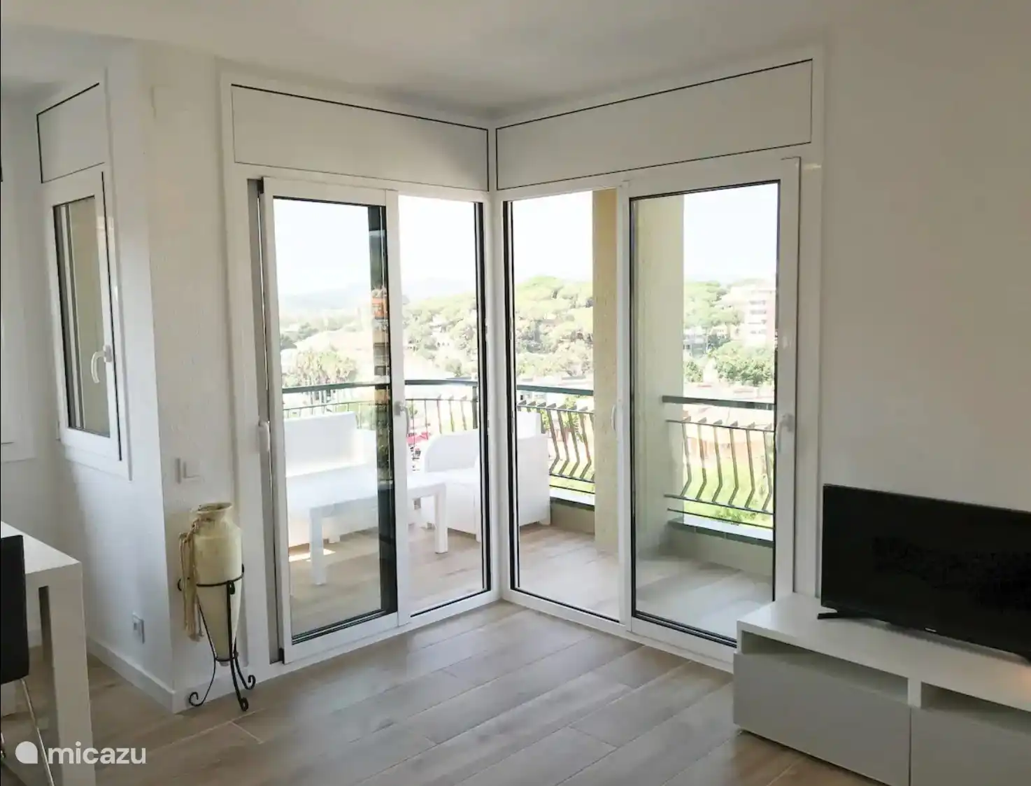 Schiebetüren zum Balkon