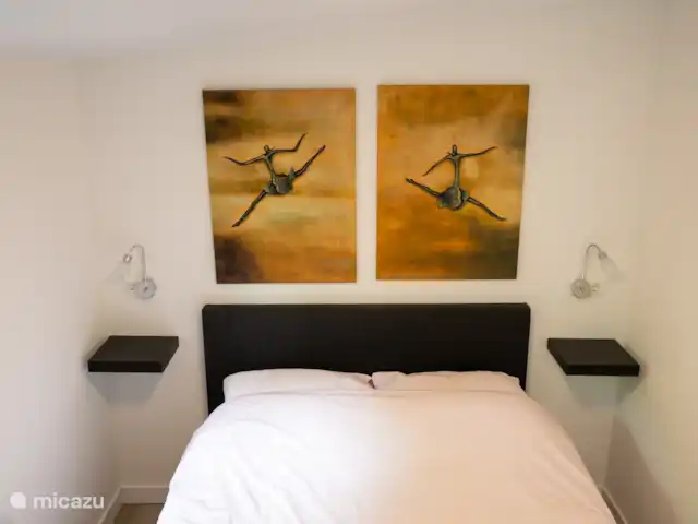 Kolmerhoeve huren in Nederland, Overijssel, Nutter - chalet Slaapkamer 1 met een 2 persoonsbed en grote kledingkast