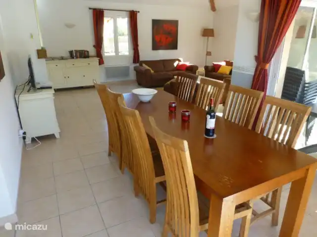 Location de Vacances France, Ardèche, Vallon-Pont-d'Arc, villa - Oléandre Salle à manger