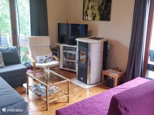 Wandelen, België, Ardennen, Blaimont, bungalow Arduena - Het Ardennetje Living