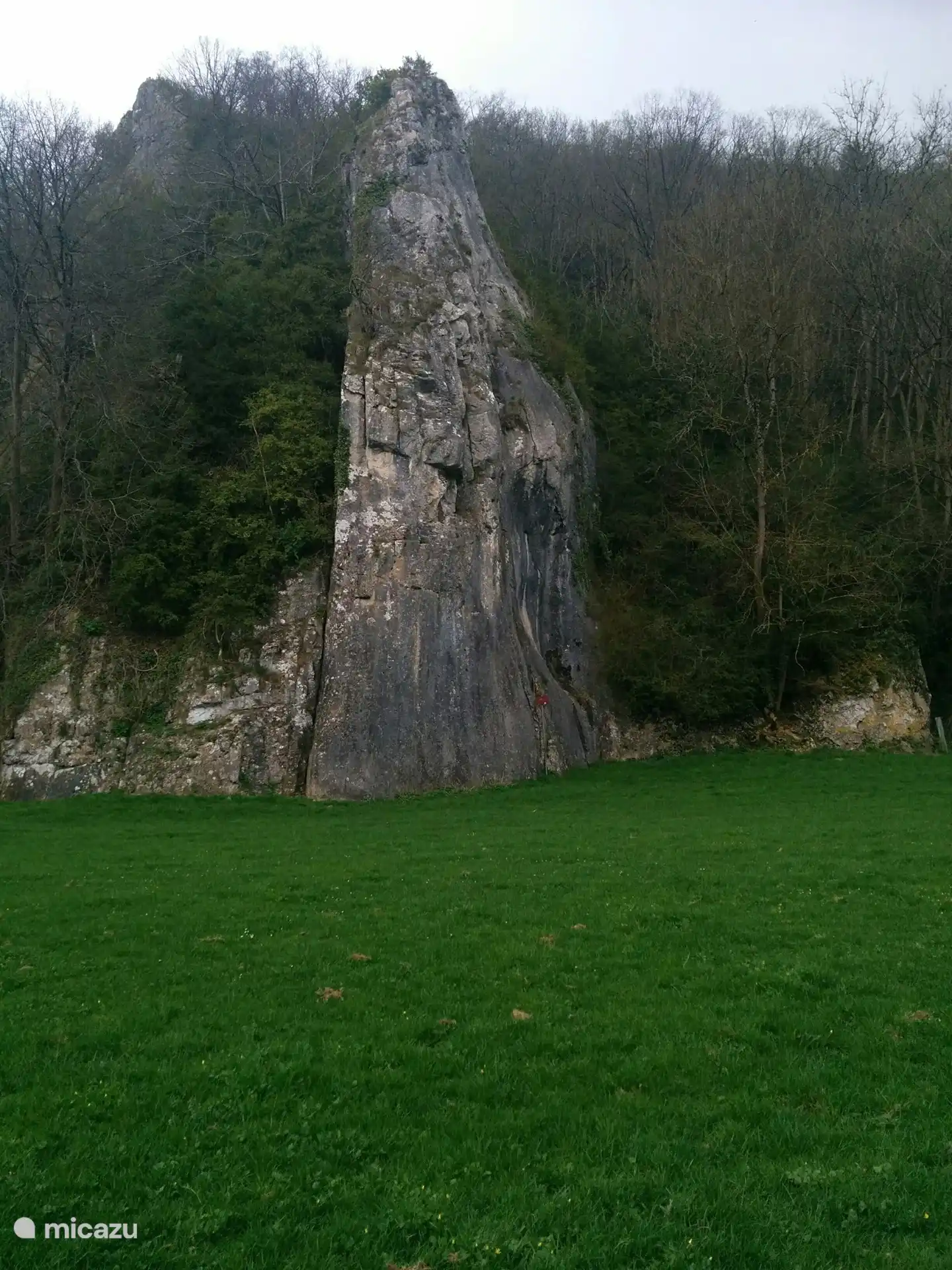 Schöne Felsformation während der Wanderung