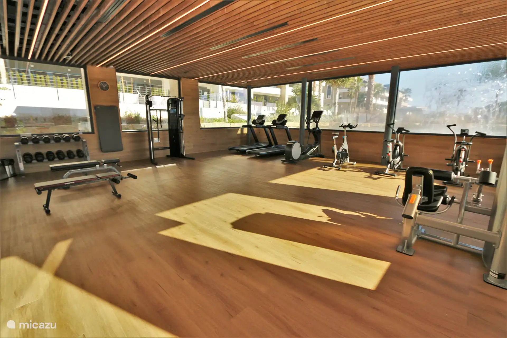 Salle de fitness partagée