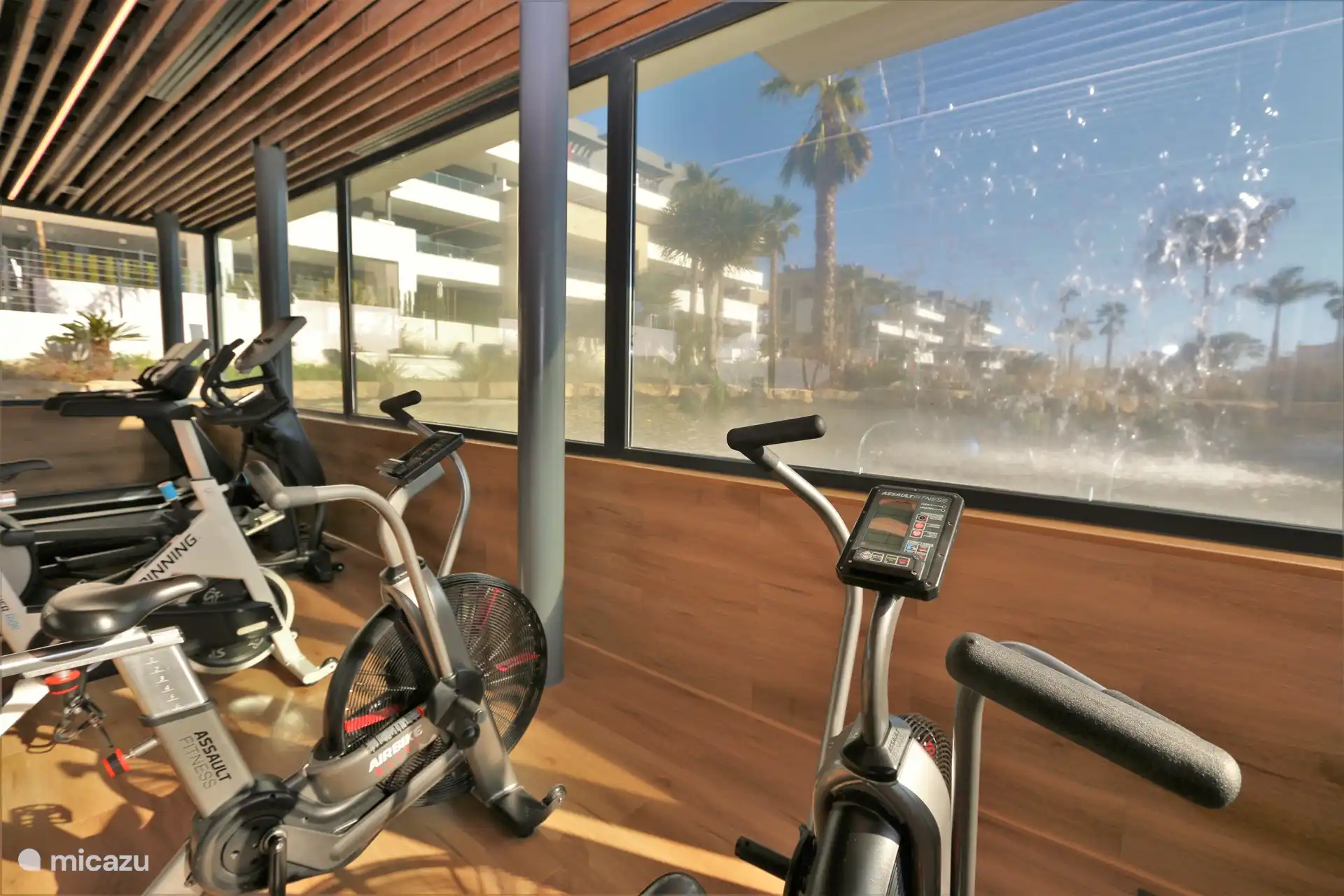 Salle de fitness partagée