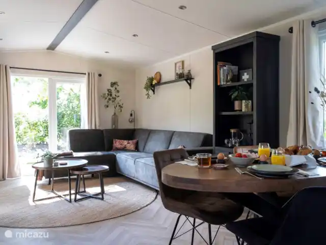 Nuestra casa de campo en el Veluwe: Pinecone en Países Bajos, Güeldres, Beekbergen - chalet Salón.