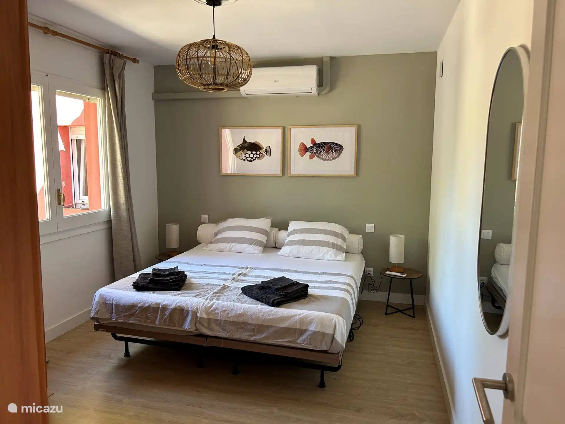 Slaapkamer 2, kan als dubbel of twin bed ingericht worden