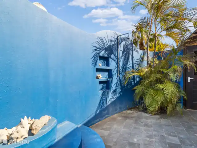 Pueblo de las Tierras Acuáticas, Casa Cascaya en Bonaire, Bonaire, Kralendijk - casa vacacional Ducha exterior
