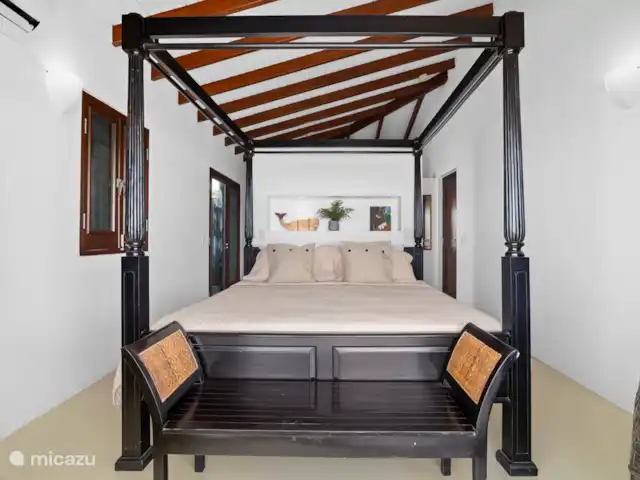 Pueblo de las Tierras Acuáticas, Casa Cascaya en Bonaire, Bonaire, Kralendijk - casa vacacional Dormitorio dos