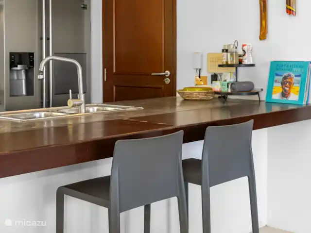 Pueblo de las Tierras Acuáticas, Casa Cascaya en Bonaire, Bonaire, Kralendijk - casa vacacional Cocina