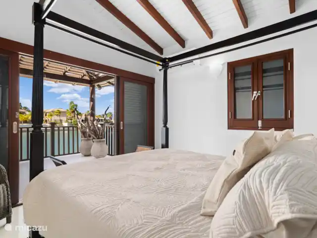 Pueblo de las Tierras Acuáticas, Casa Cascaya en Bonaire, Bonaire, Kralendijk - casa vacacional Dormitorio dos