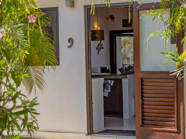 Pueblo de las Tierras Acuáticas, Casa Cascaya en Bonaire, Bonaire, Kralendijk - casa vacacional Puerta