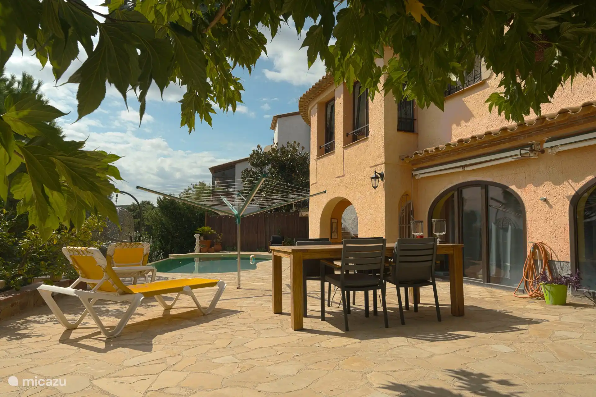 Sun-drenched terrace