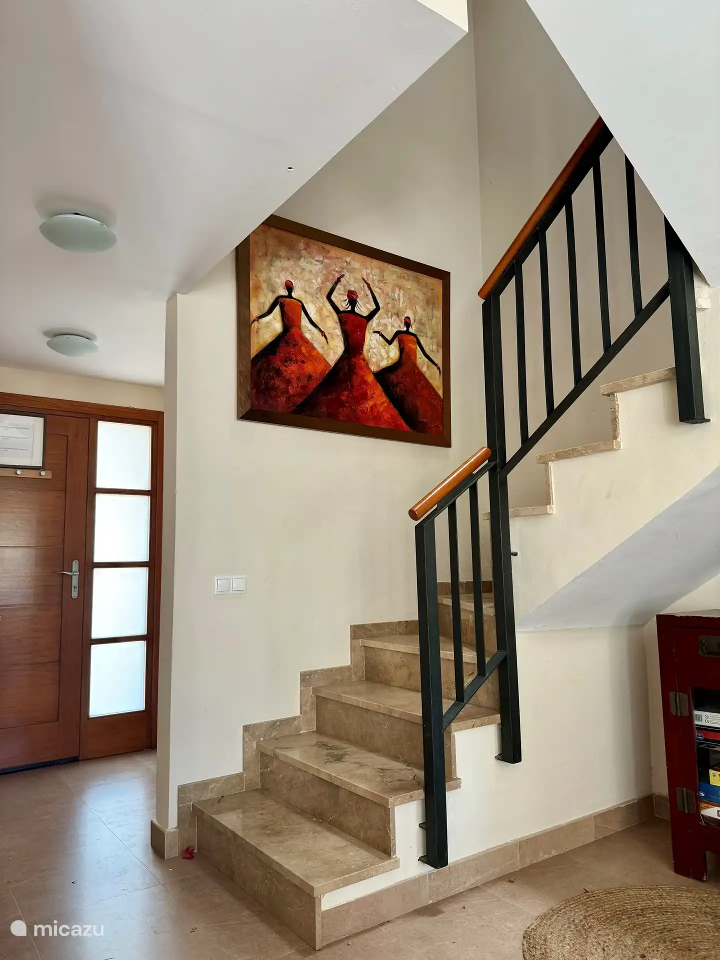 Escalier du salon au premier étage