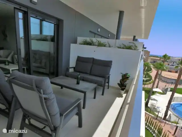 VDE-003 Flamenca Village Resort | Espagne, Costa Blanca, Orihuela Costa - appartement Balcon spacieux pour se détendre