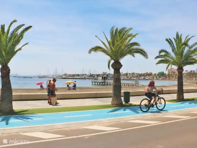 La Ribera avec grand balcon ensoleillé | Espagne, Murcia, Santiago de la Ribera - appartement Points de restauration le long de la plage