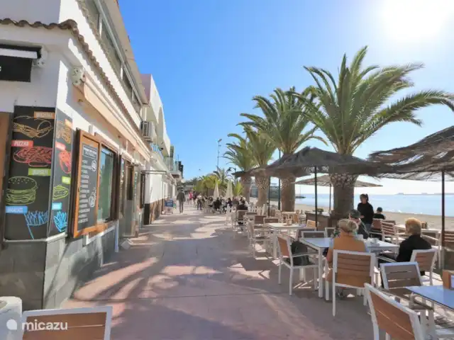 La Ribera avec grand balcon ensoleillé | Espagne, Murcia, Santiago de la Ribera - appartement Points de restauration le long de la plage