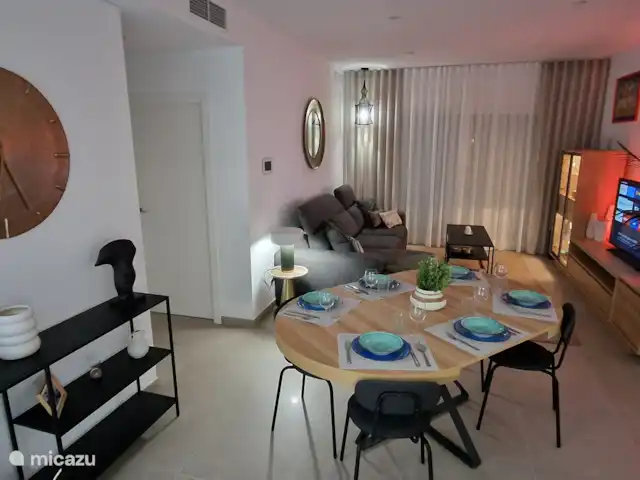 Villa de vacaciones en el centro de San Pedro en España, Murcia, San Pedro del Pinatar - villa Sala de estar y comedor