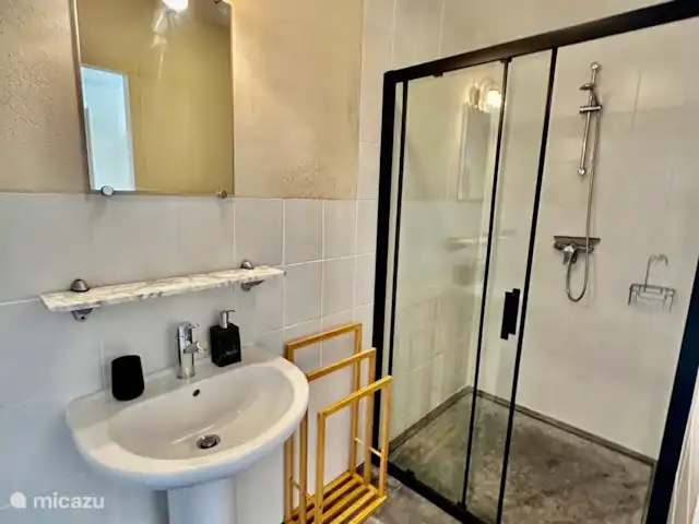 La Bergerie y su piscina privada en Francia, Alta Viena, Château-Chervix - casa de campo / castillo Baño 2
