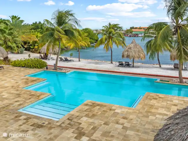 Quartier Jan Thiel | appartement E8 | Curaçao, Banda Ariba (est), Spaanse Water - appartement Piscine partagée avec les autres appartements du complexe.