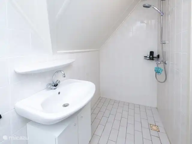 Casa de campo para pescar y montar en bicicleta 5* en Países Bajos, Drente, Westerbork - casa vacacional Baño en la planta superior