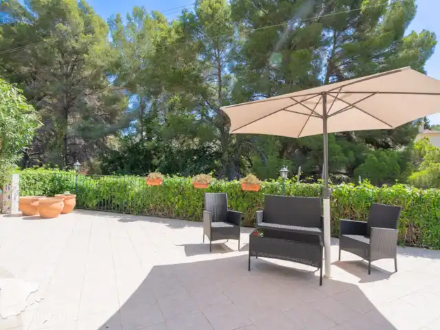 Casa Vida huren in Spanje, Costa Blanca, Benissa - villa Terras achtertuin met zitje
