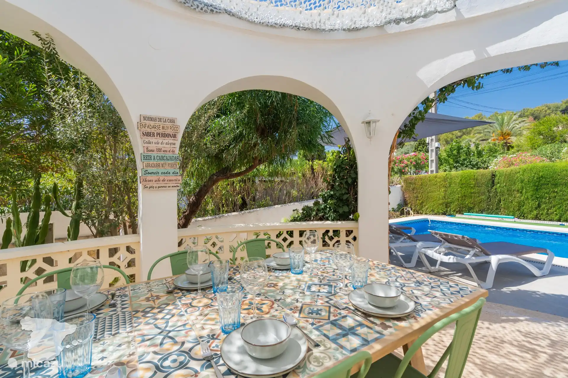 Essbereich im Freien