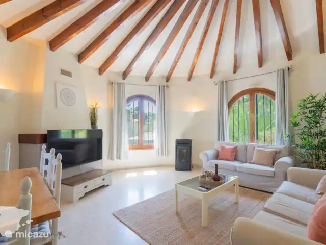 Casa Vida huren in Spanje, Costa Blanca, Benissa - villa Woonkamer met TV en airco