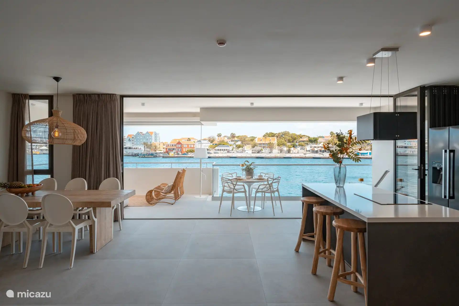 Blick aus der Wohnung