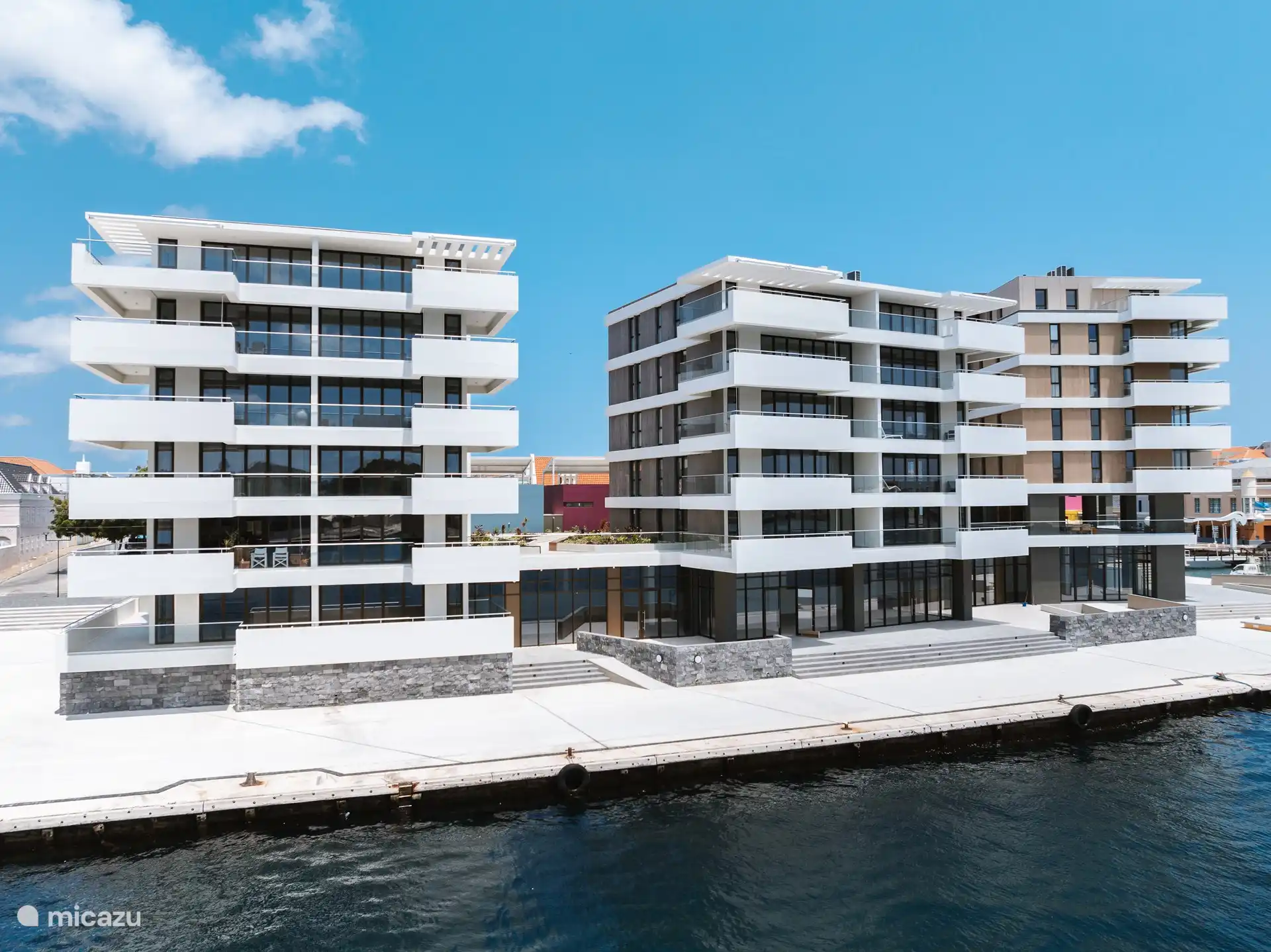 Vorderansicht von The Wharf.