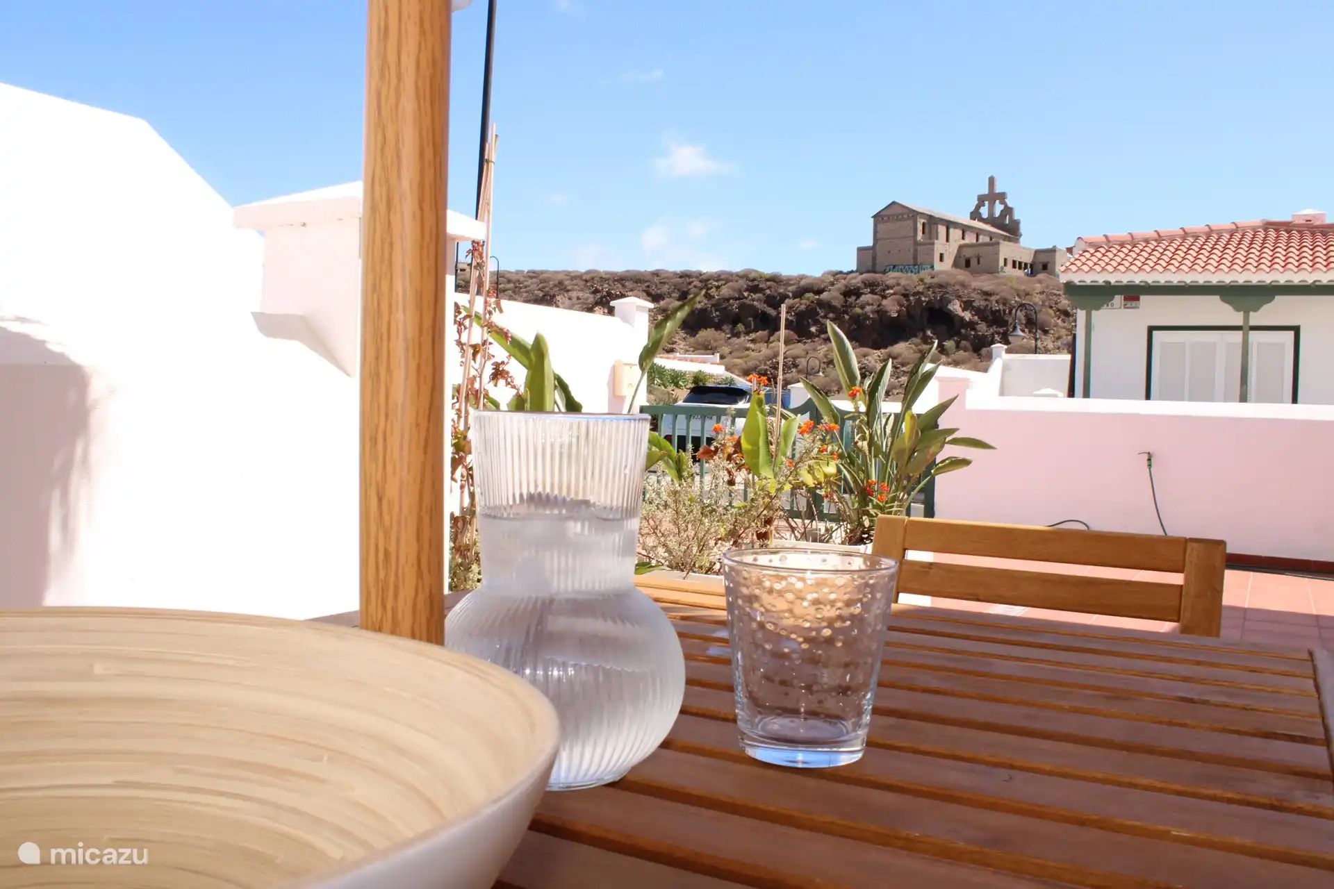 Blick auf die Fantasma-Kirche