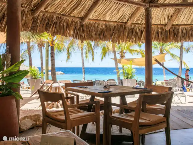 Nouvelle villa de luxe Blue Bay Resort | Curaçao, Curaçao-Centre, Blue Bay - villa Déjeuner les pieds dans le sable dans l’un des restaurants