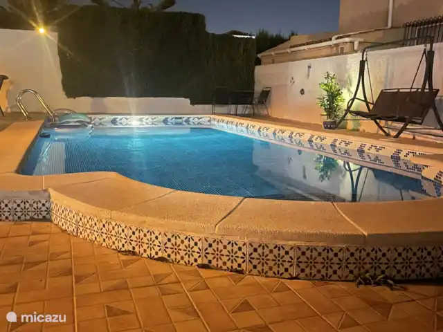 Location de Vacances Espagne, Costa Blanca, Rojales, villa - Villa Veranos Piscine le soir