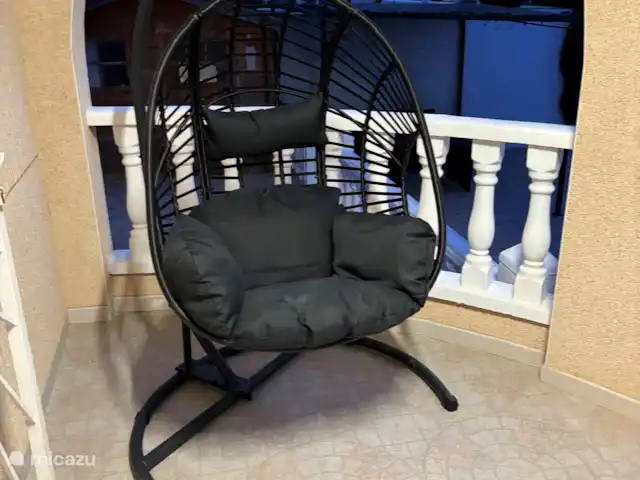 Location de Vacances Espagne, Costa Blanca, Rojales, villa - Villa Veranos Chaise berçante sur terrasse couverte