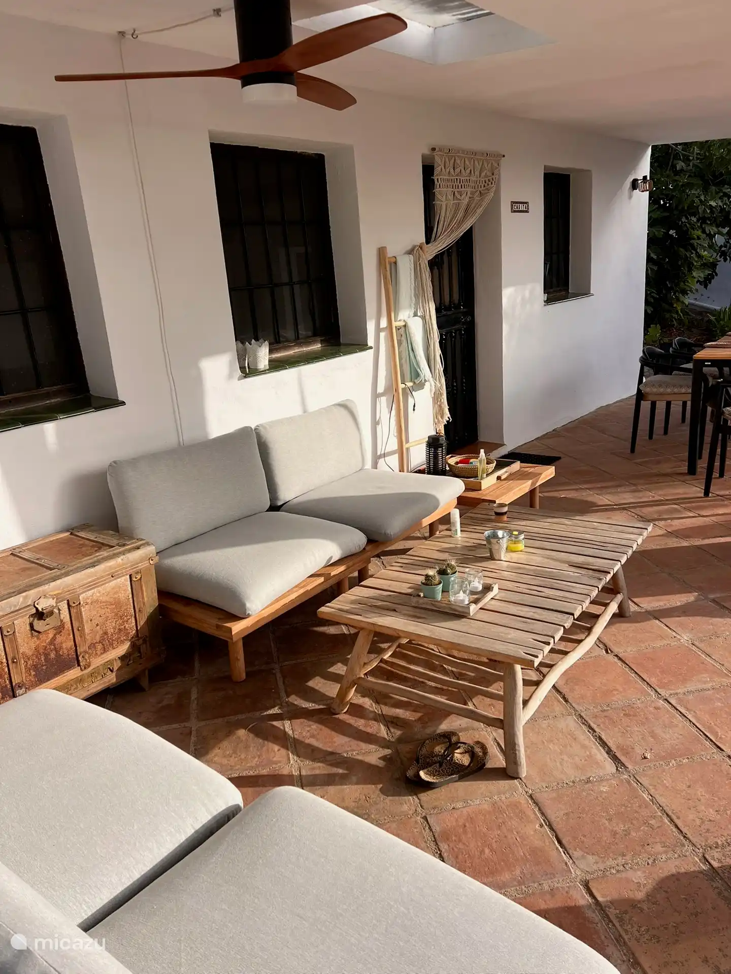 Veranda de la casita