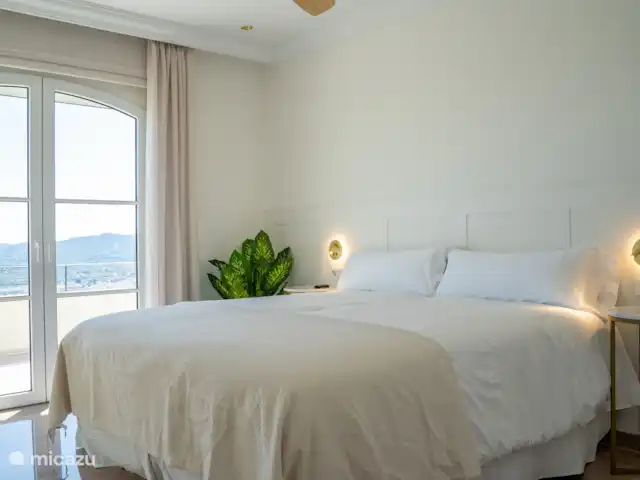 Fietsen, Spanje, Costa Blanca, Jávea, villa Villa Hiedra slaapkamer ook op 1e verdieping